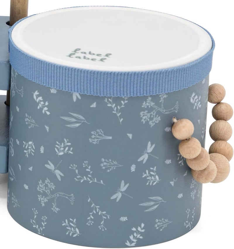 label label Blue Wooden Bongos LLWT-04427 - Image 4